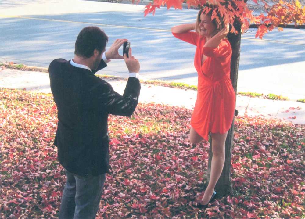 149 c Chris and maple leaves